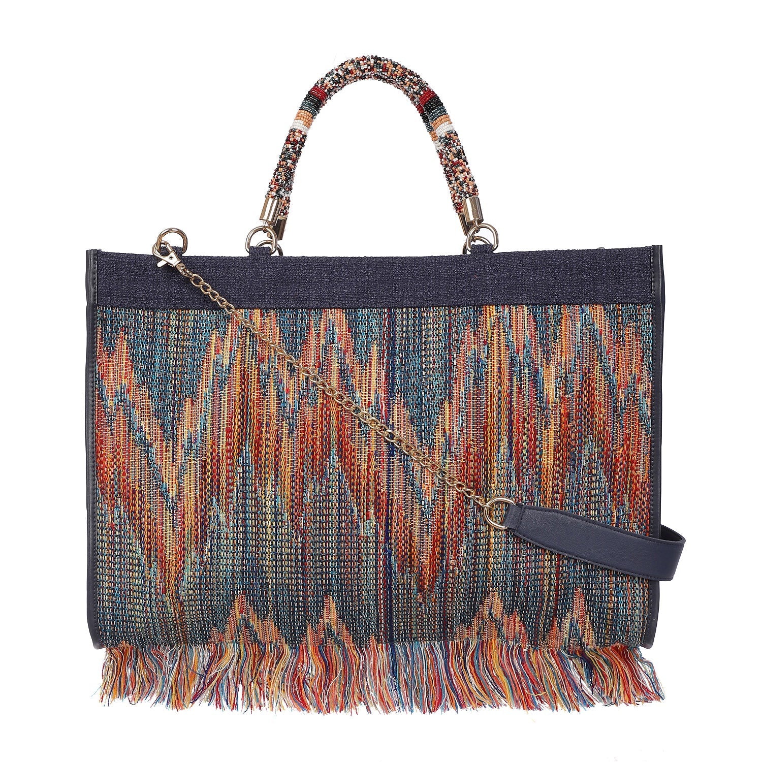 Exclusivo bolso artesanal hecho a mano con diseño único.